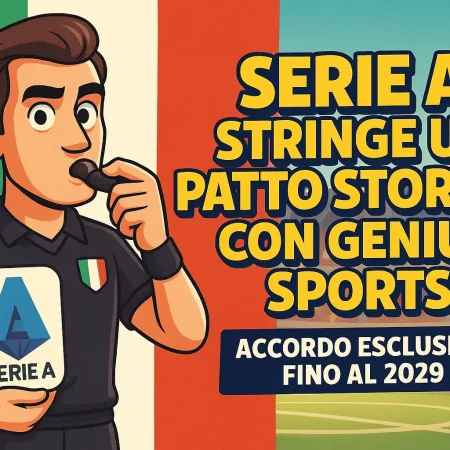 Serie A forges historic pact with Genius Sports: data and official streaming until 2029